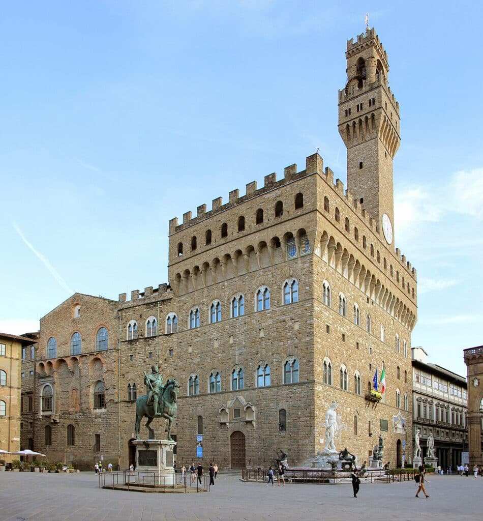 La Piazza della Signoria et le Palazzo Vecchio, Florence