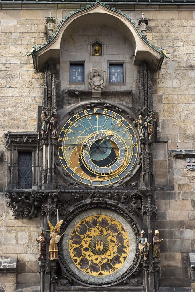 L'horloge astronomique sur l'hôtel de ville de la Vieille Ville, Prague