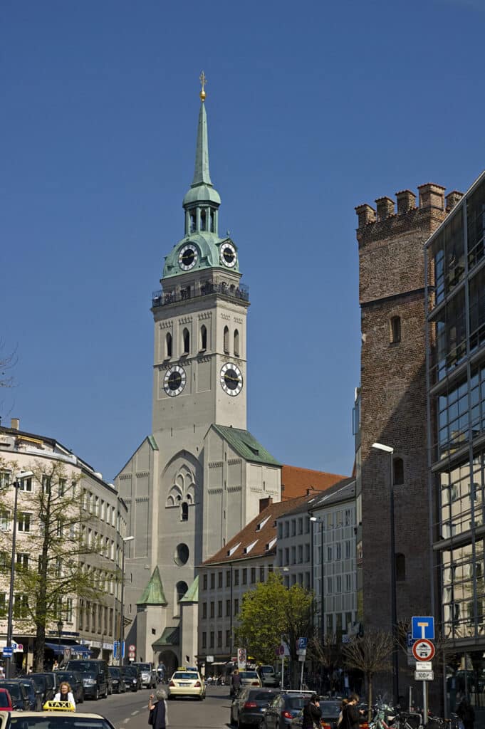 The Alter Peter tower, St Peter's Church in Munich