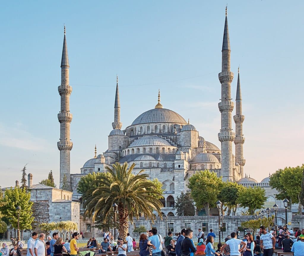 La Mosquée bleue et ses six minarets, Istanbul