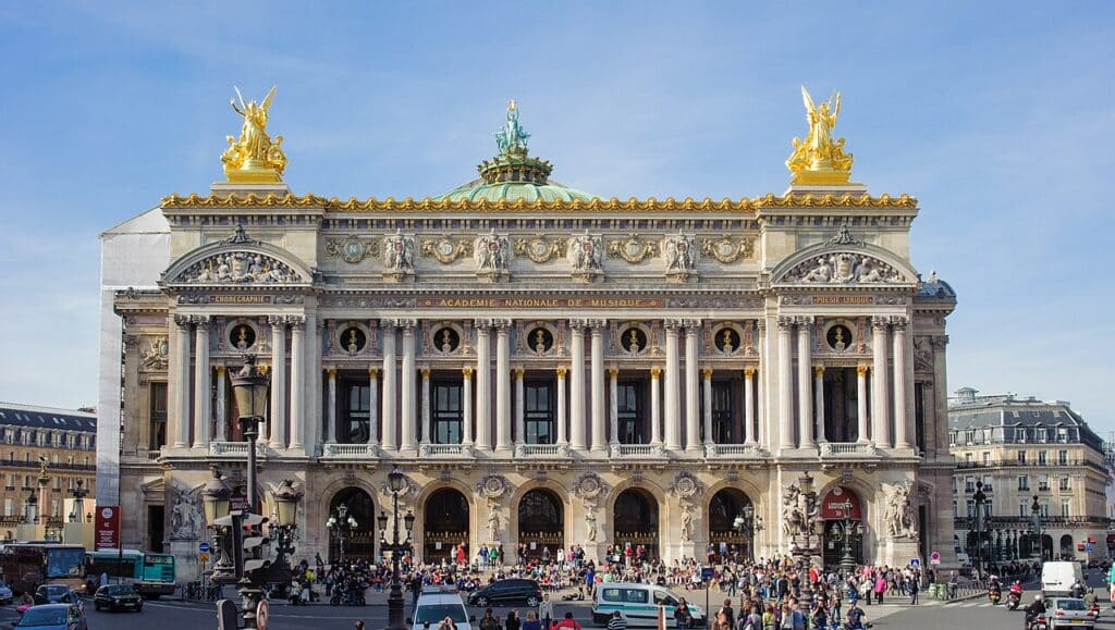 La façade de l'Opéra Garnier, Paris