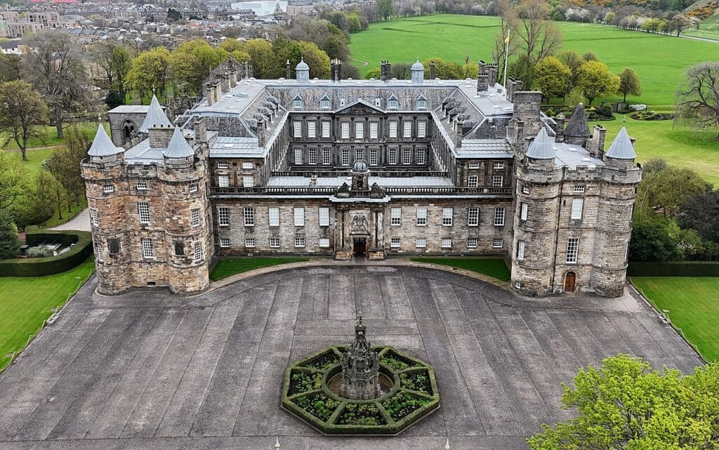 Le palais de Holyrood, résidence royale à Édimbourg