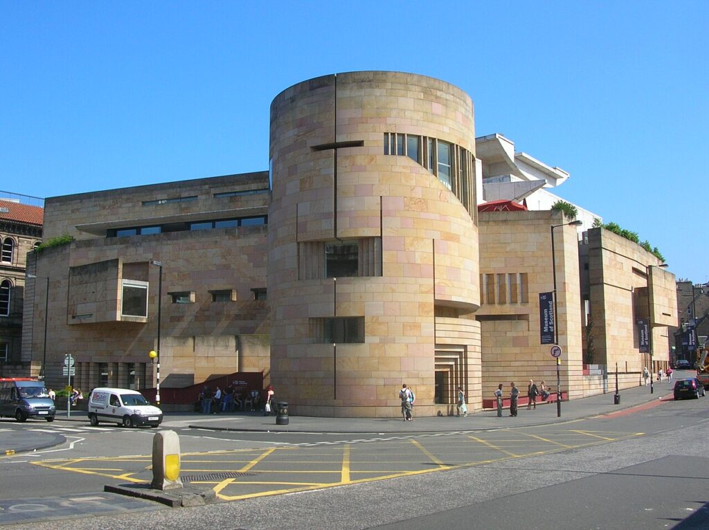 Le bâtiment du Musée national d'Écosse, Édimbourg