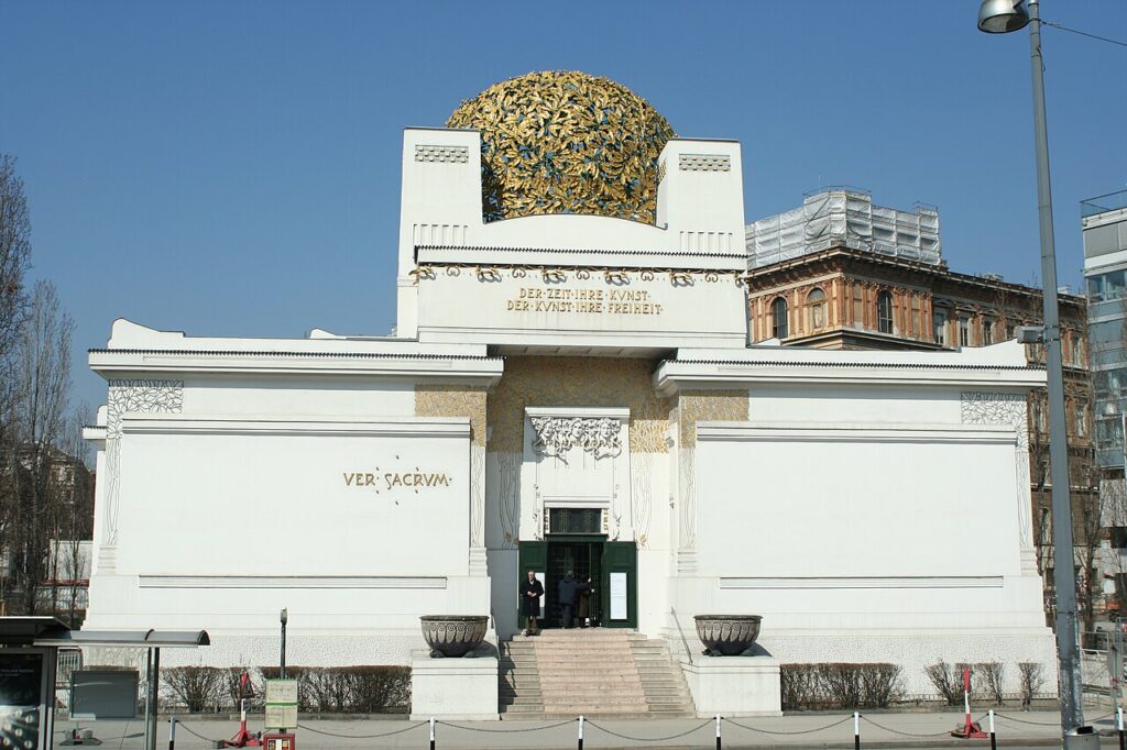 Le palais de la Sécession et son dôme de laurier doré, Vienne