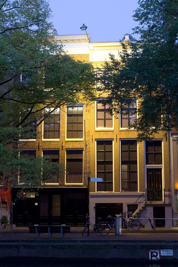 La maison Anne Frank sur le Prinsengracht, Amsterdam