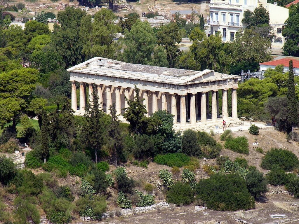L'Héphaïstéion, temple dorique de l'agora antique d'Athènes