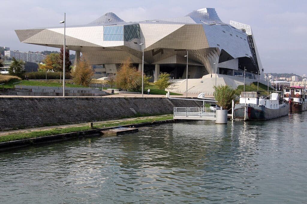 Le musée des Confluences à la pointe sud de la Presqu'île, Lyon