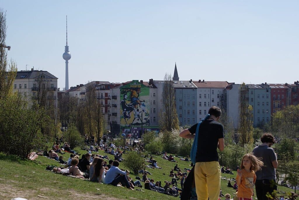 Le Mauerpark et son marché aux puces du dimanche, Berlin