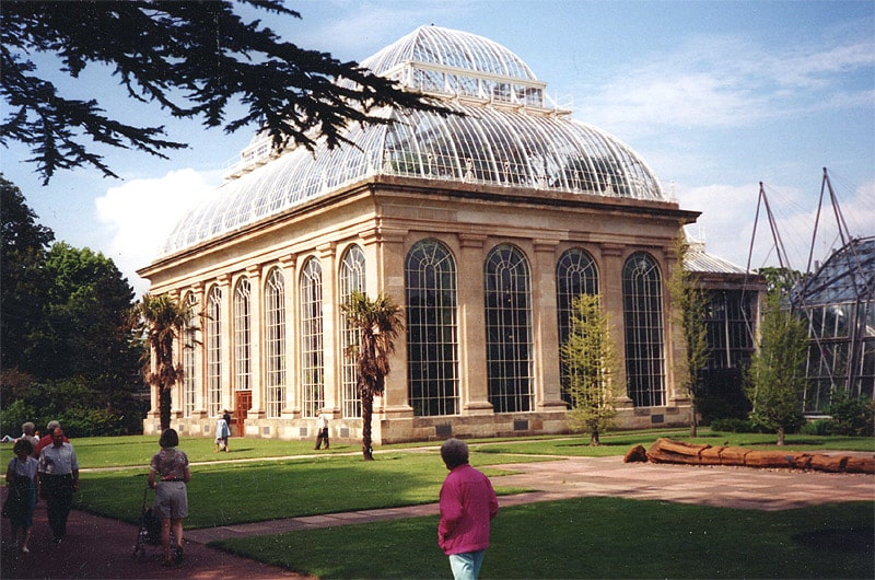 Les serres du jardin botanique royal d'Édimbourg
