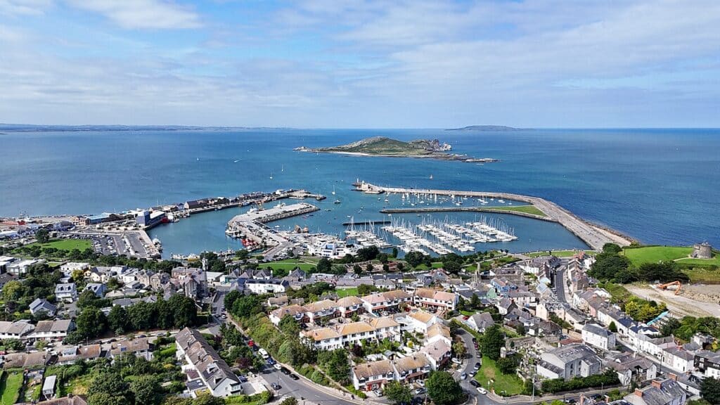 La presqu'île de Howth et son port, près de Dublin