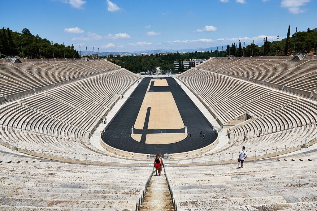 The Panathenaic Stadium and its marble terraces, Athens