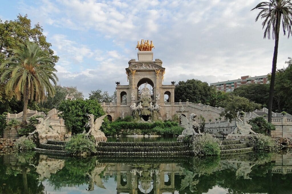 La cascade monumentale du parc de la Ciutadella, Barcelone