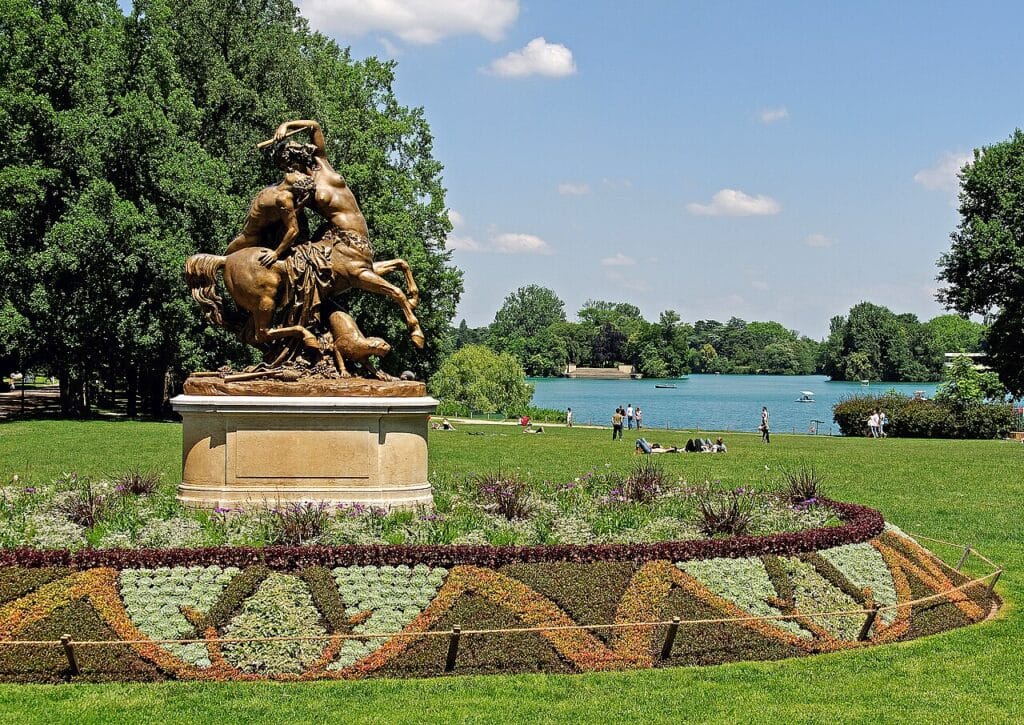 Le lac du parc de la Tête d'Or, Lyon