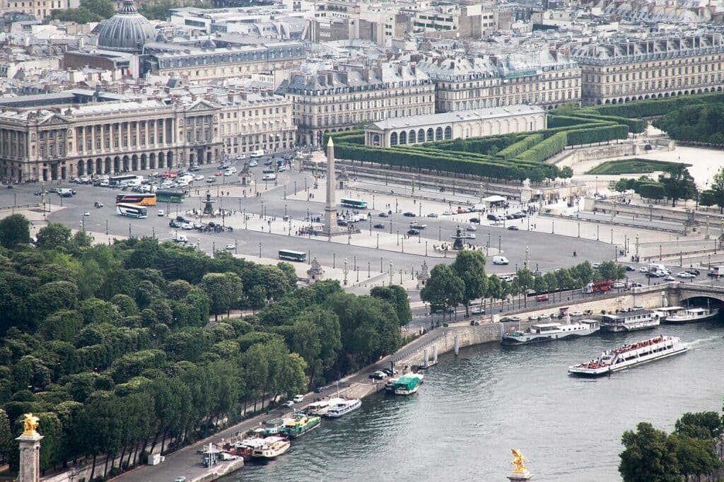 La place de la Concorde et son obélisque, Paris