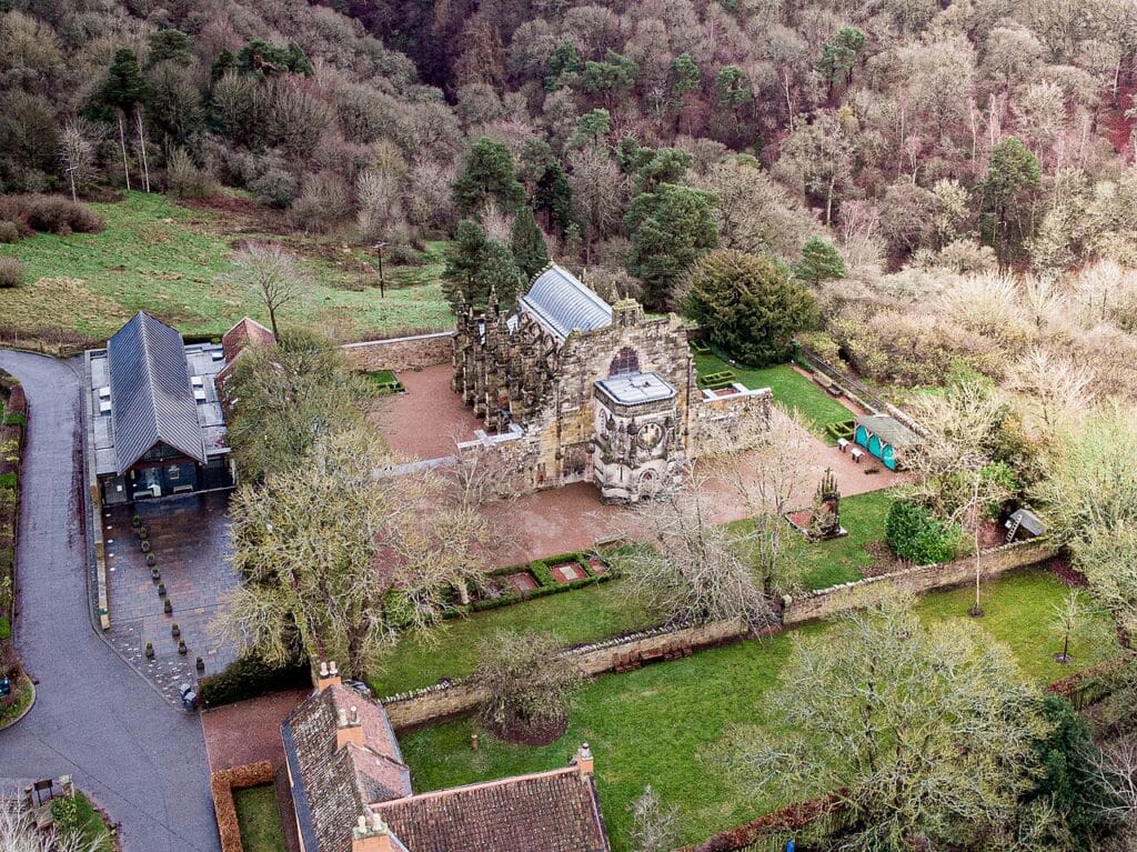 La chapelle de Rosslyn, près d'Édimbourg