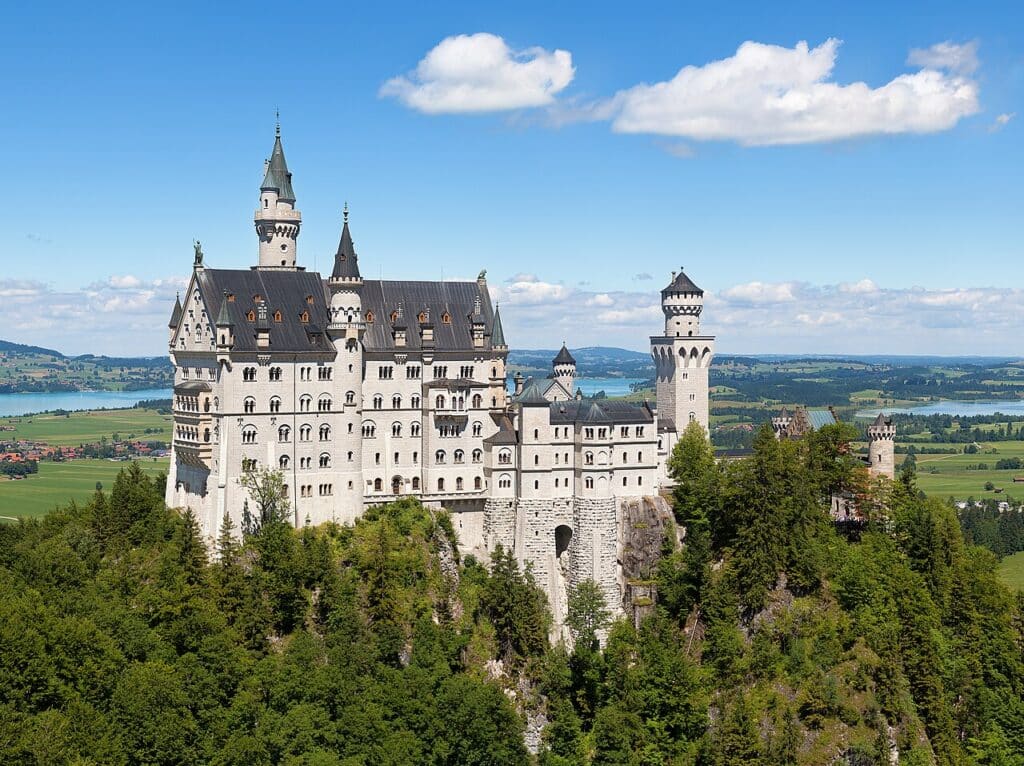 Neuschwanstein Castle in Bavaria, near Füssen