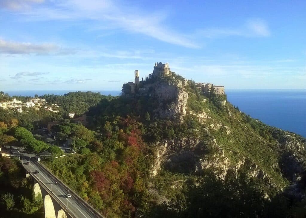 Le village perché d'Èze, sur les hauteurs de la Côte d'Azur