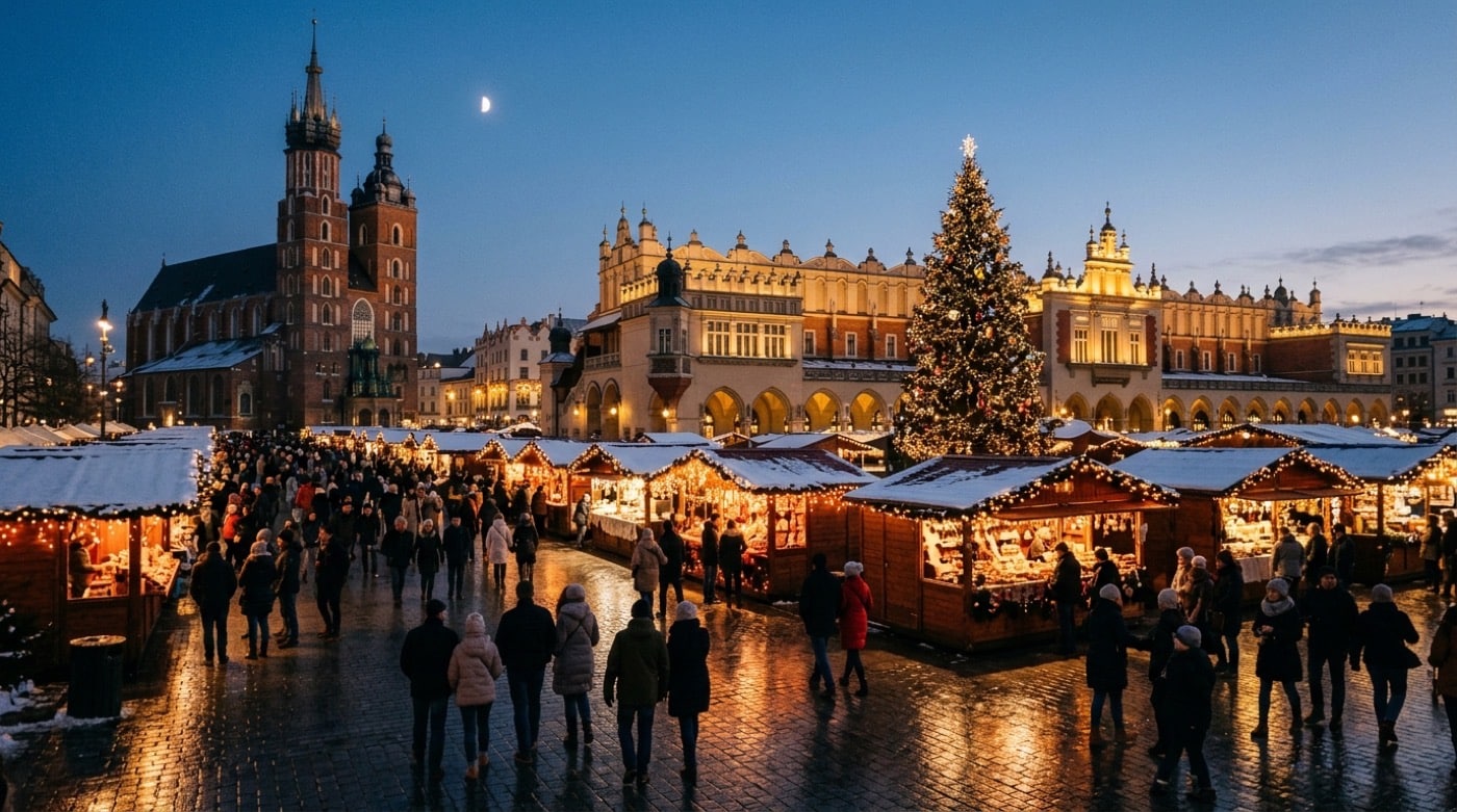 Marché de Noël de Cracovie : que faire en un week-end de 2 jours