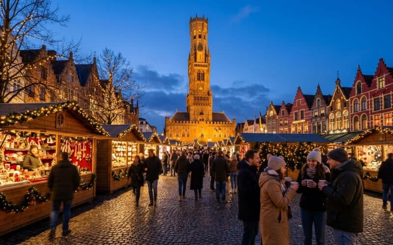 Marché de Noël de Bruges : le week-end qui évite la foule
