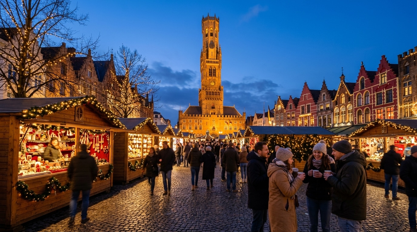 Marché de Noël de Bruges : le week-end qui évite la foule
